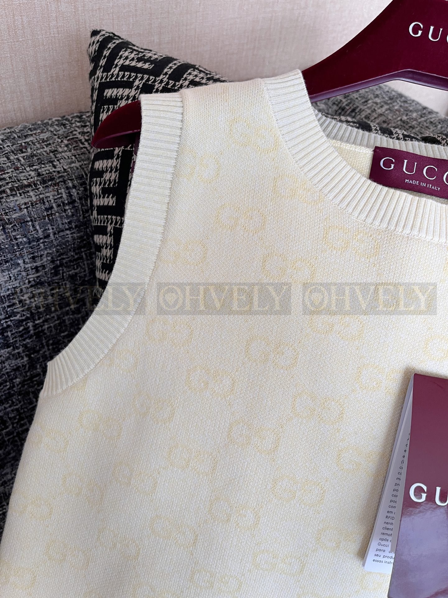 【 ZP버전 】Gucci GG모노그램 니트베스트 상품 썸네일