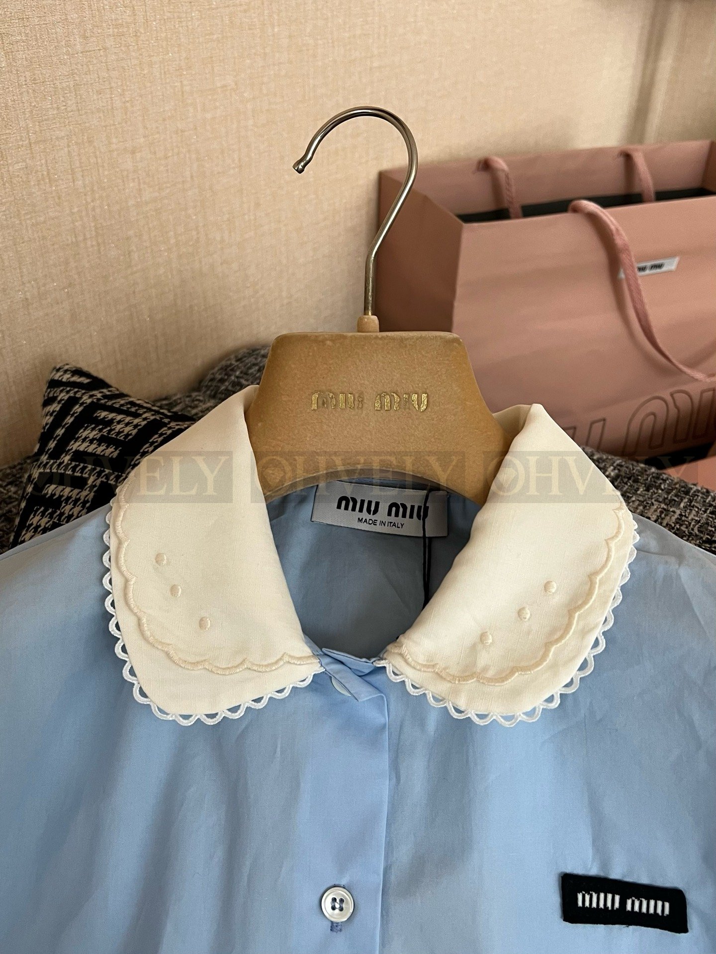 【 ZP버전 】Miu miu 2026 포플린셔츠 상품 썸네일