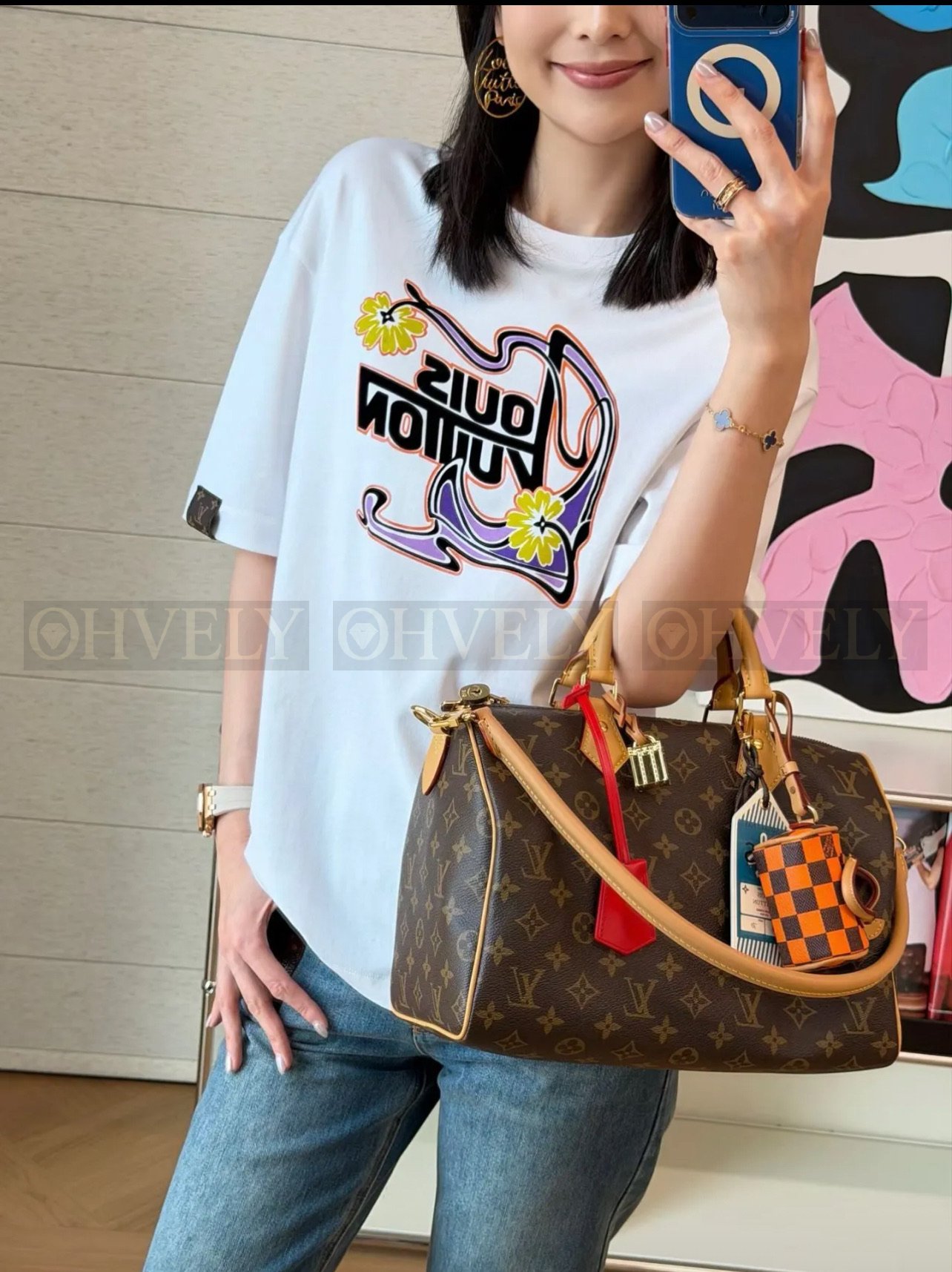 【 ZP버전 】 LOUIS VUITTON 누보 시그니처 티셔츠 상품 썸네일