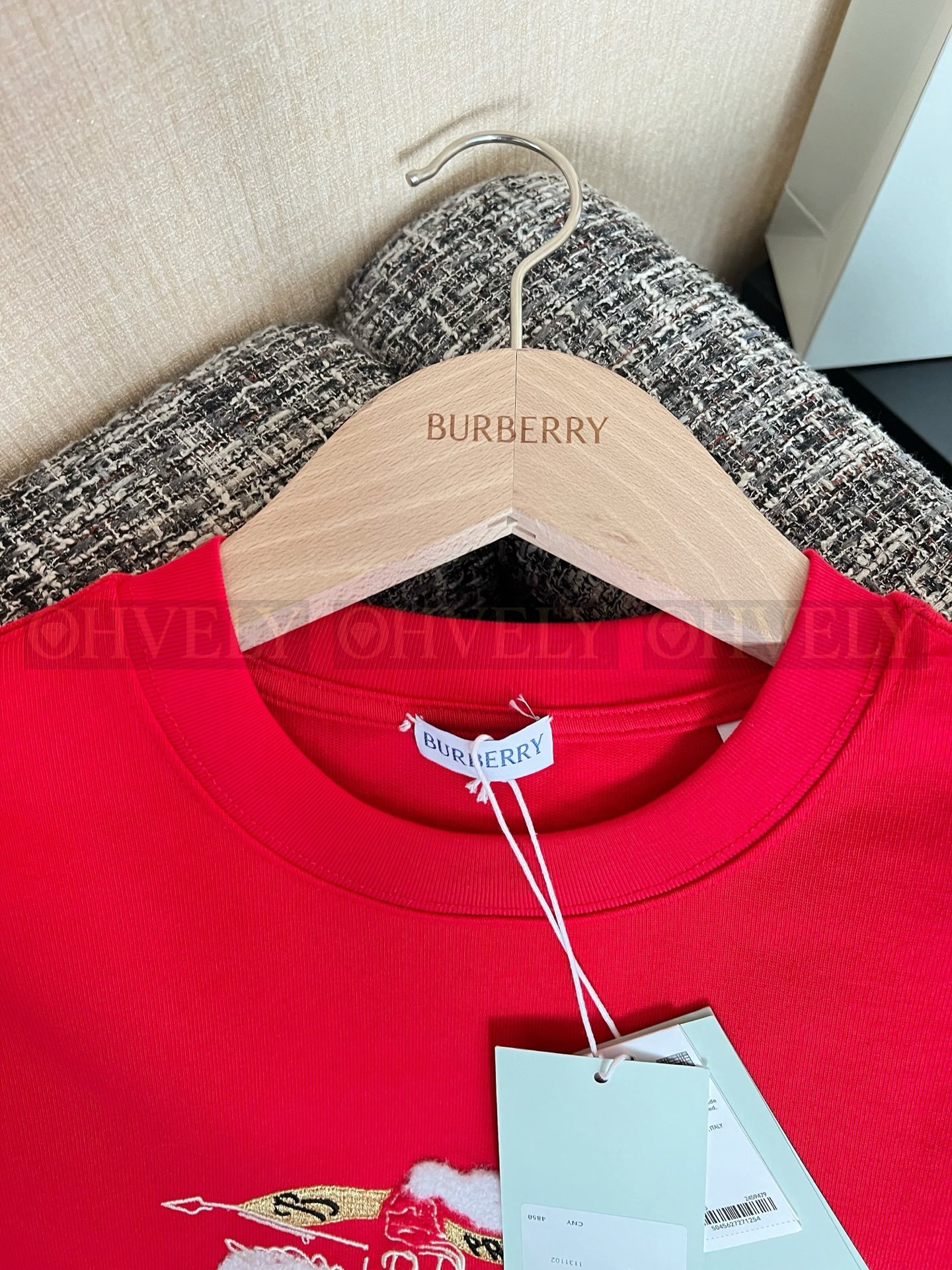 【 ZP버전 】 BURBERRY 버버리 워터컬러 EKD 코튼 티셔츠 상품 썸네일
