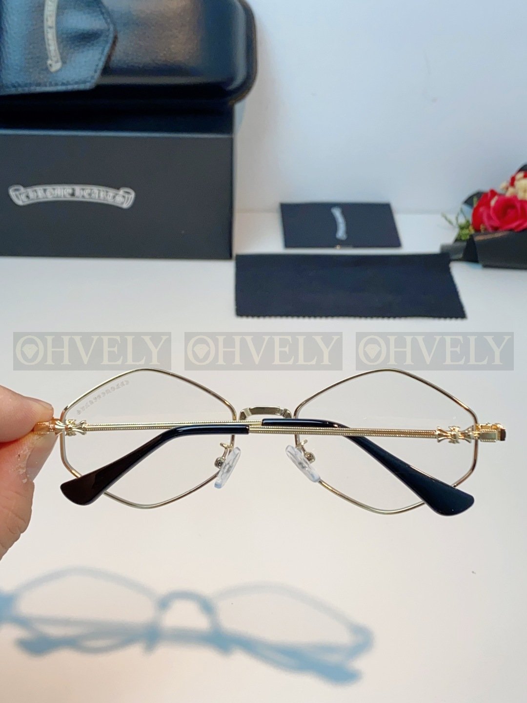 CHROME HEARTS  크롬하츠 다이아몬드 독 안경 상품 썸네일