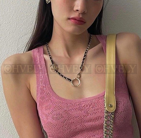 샤넬 CHANEL 가죽 체인 목걸이 상품 썸네일