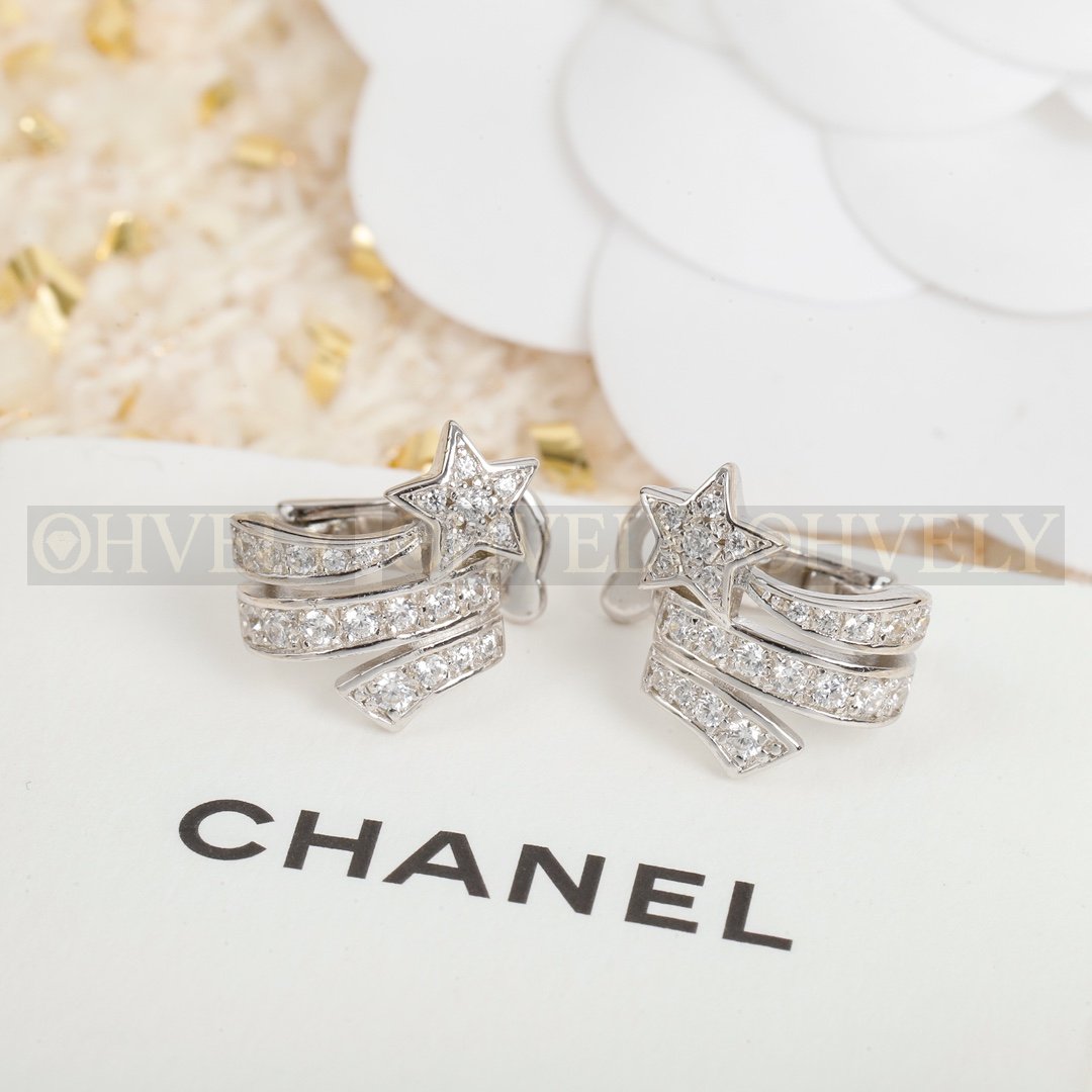 샤넬 CHANEL 에투알 필랑트 CC 이어링 (은판) 상품 썸네일