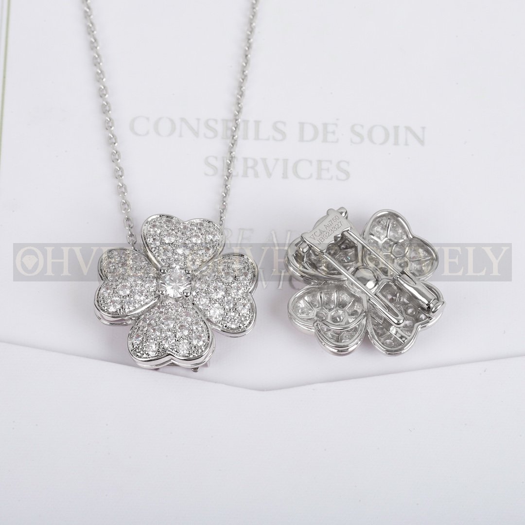 반클리프 아펠 Van Cleef & Arpels코스모스 클립 펜던트 미디엄 모델 상품 썸네일