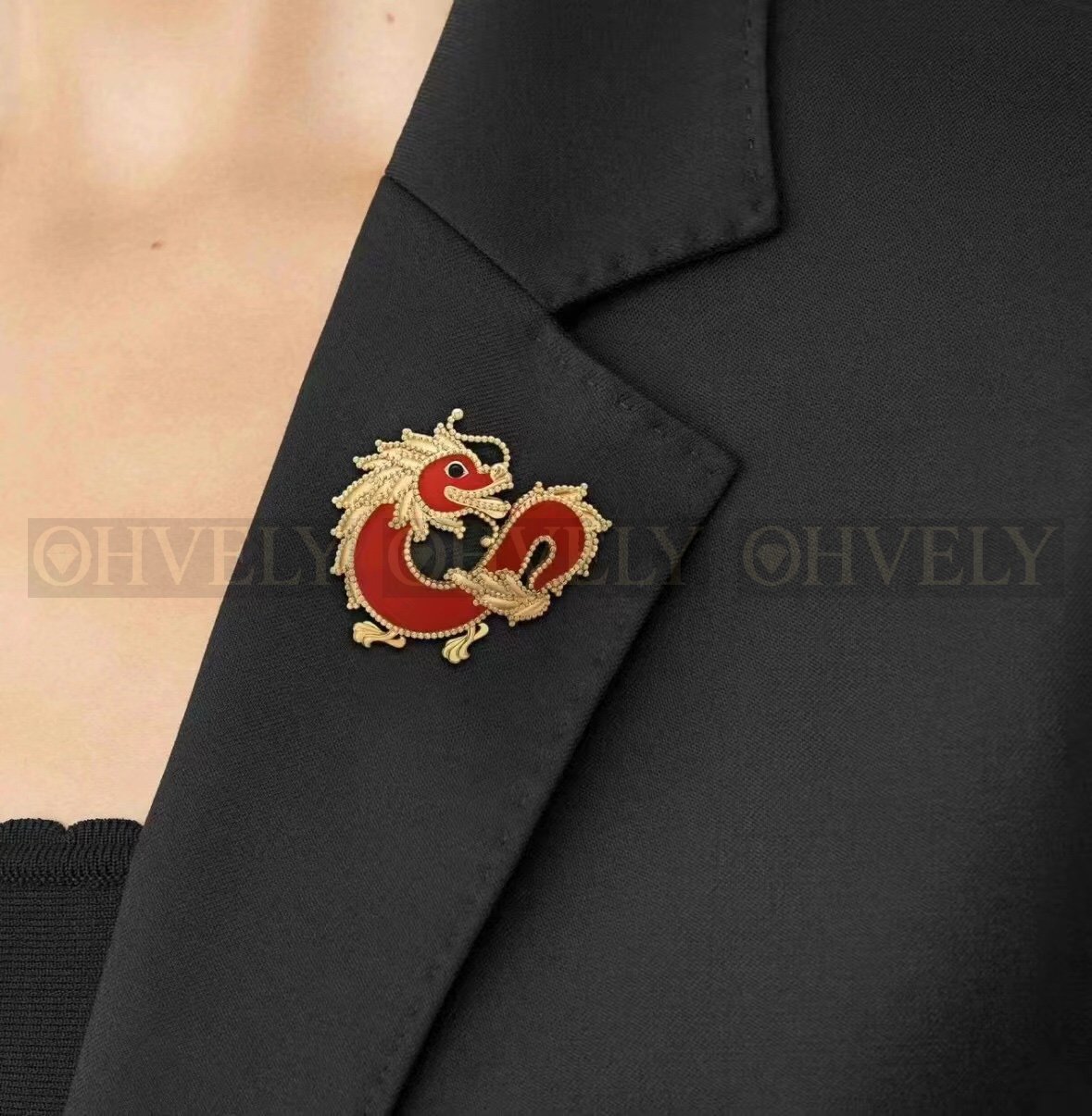 반클리프 아펠 Van Cleef & Arpels 럭키 애니멀 드래곤 클립 상품 썸네일