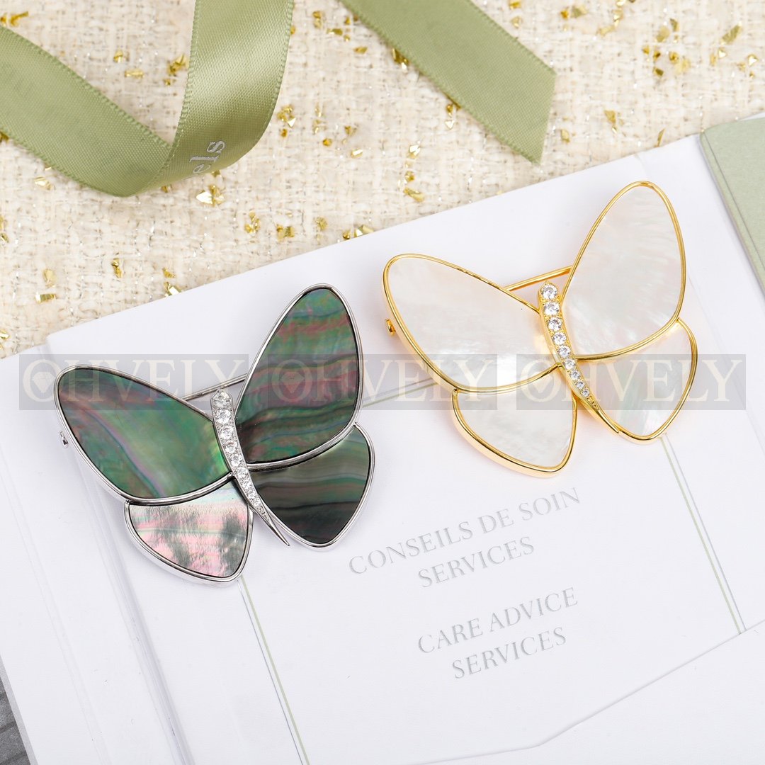 반클리프 아펠 Van Cleef & Arpels 버터플라이 클립 (자개) 상품 썸네일