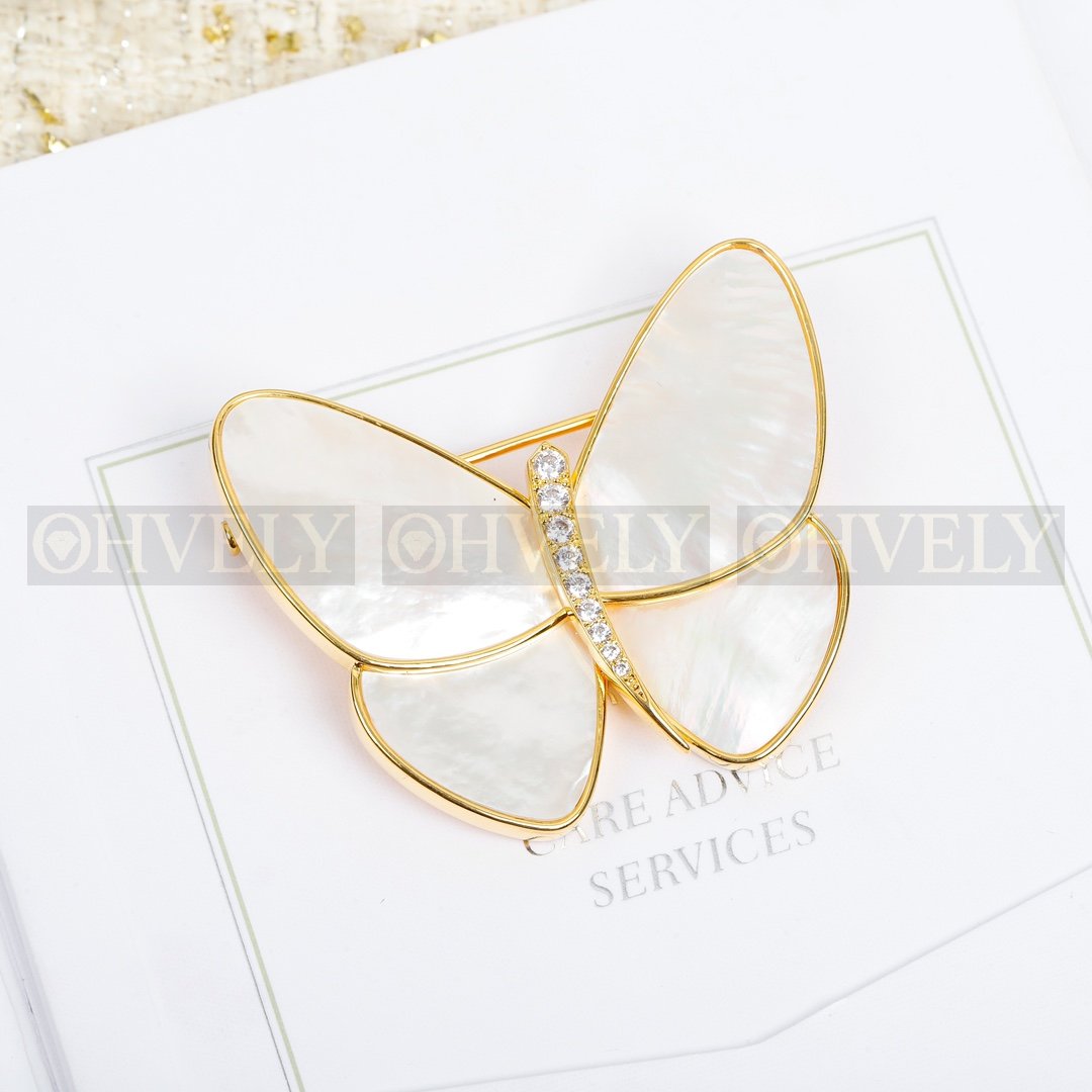 반클리프 아펠 Van Cleef & Arpels 버터플라이 클립 (펄) 상품 썸네일