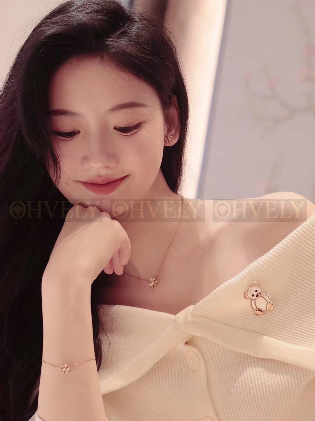 반클리프 아펠 Van Cleef & Arpels 럭키 애니멀 테디 베어 클립 상품 썸네일