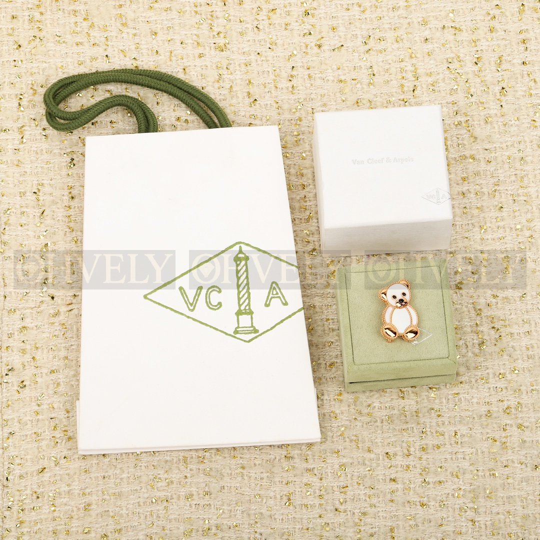 반클리프 아펠 Van Cleef & Arpels 럭키 애니멀 테디 베어 클립 상품 썸네일