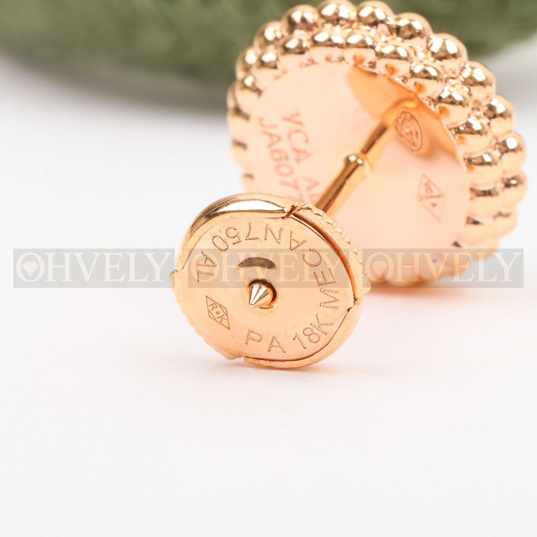 반클리프 아펠 Van Cleef & Arpels 뻬를리 꿀뢰르 이어링 커넬리언 (레드) 상품 썸네일