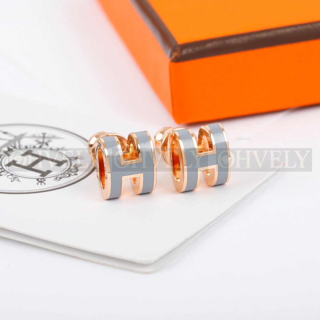 에르메스 Hermès 팝아슈 Pop H 이어링 로즈골드 상품 썸네일