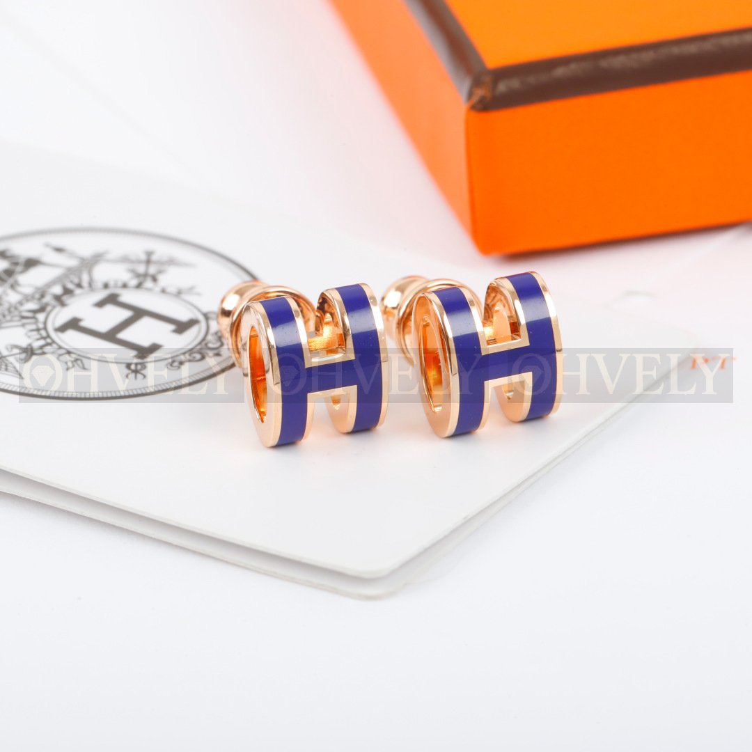 에르메스 Hermès 팝아슈 Pop H 이어링 로즈골드 상품 썸네일