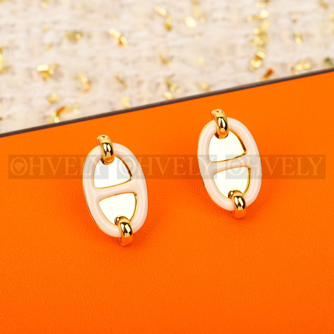 에르메스 Hermès 미니 마이옹 샹달 Mini Maillon Chaine d'Ancre 이어링 상품 썸네일