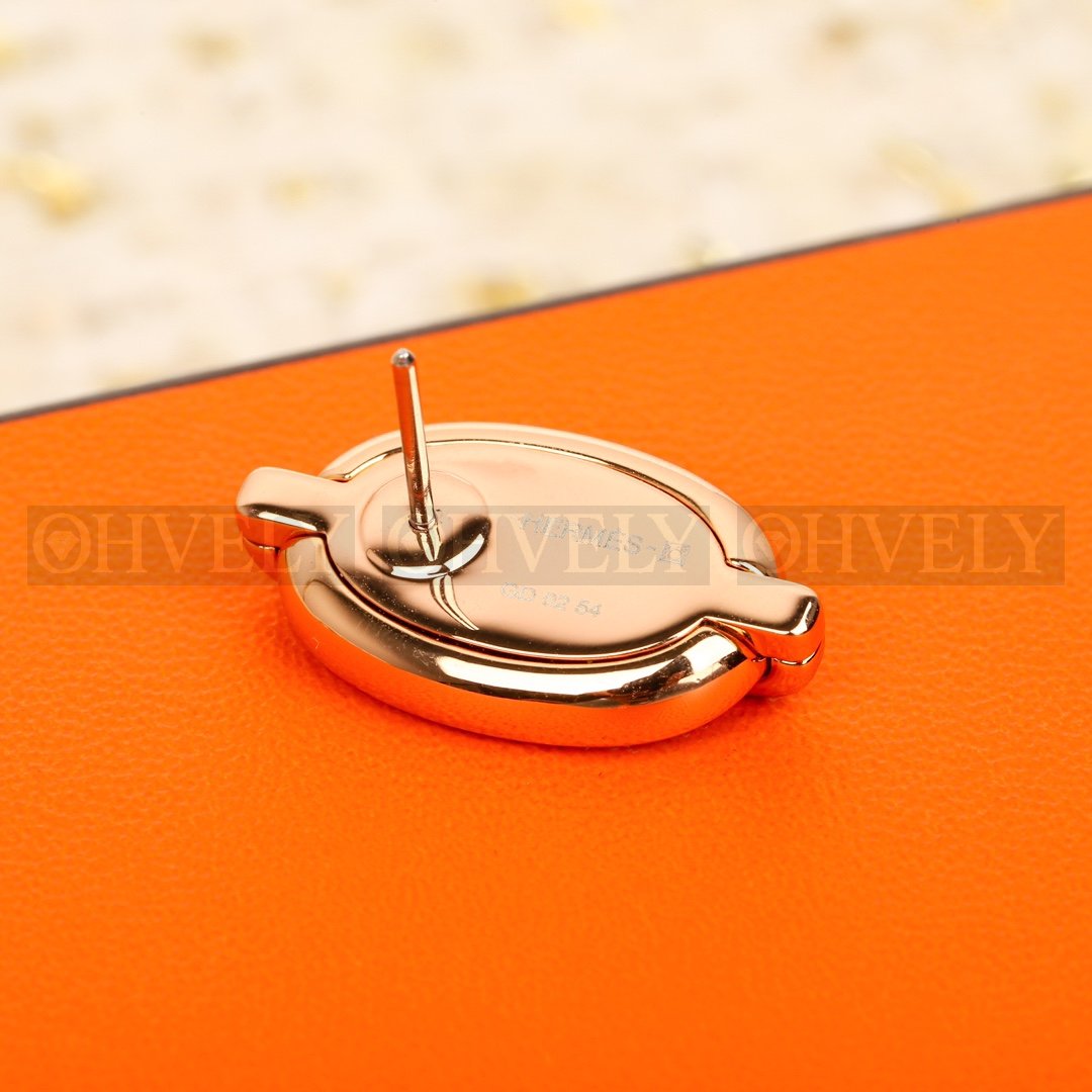 에르메스 Hermès 미니 마이옹 샹달 Mini Maillon Chaine d'Ancre 이어링 로즈골드 상품 썸네일