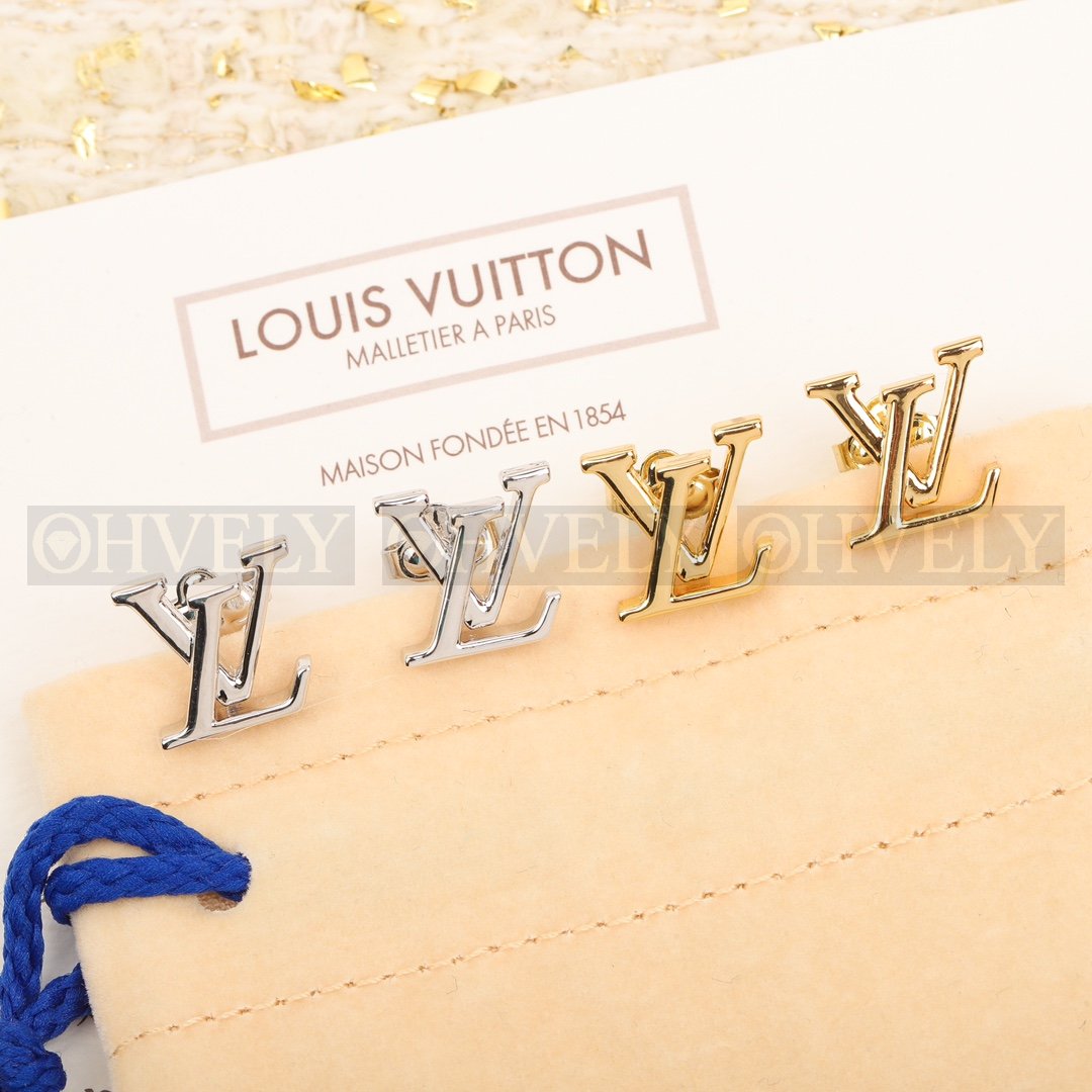 루이비통 Louis Vuitton 북클 드레이유 LV 아이코닉 에나멜 이어링 (골드) 상품 썸네일