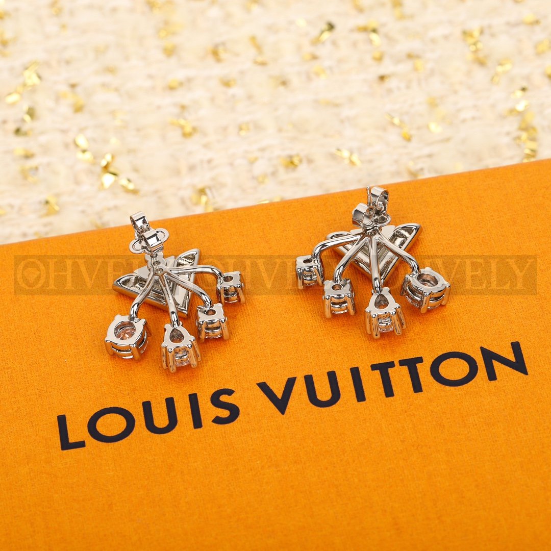 루이비통 Louis Vuitton 북클 드레이유 V 스트라스 이어링 상품 썸네일
