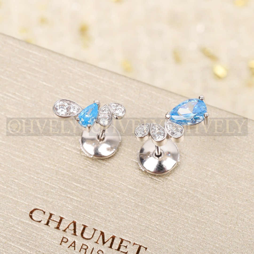 쇼메 Chaumet 비 드 쇼메 이어링 화이트 골드 아쿠아마린 상품 썸네일