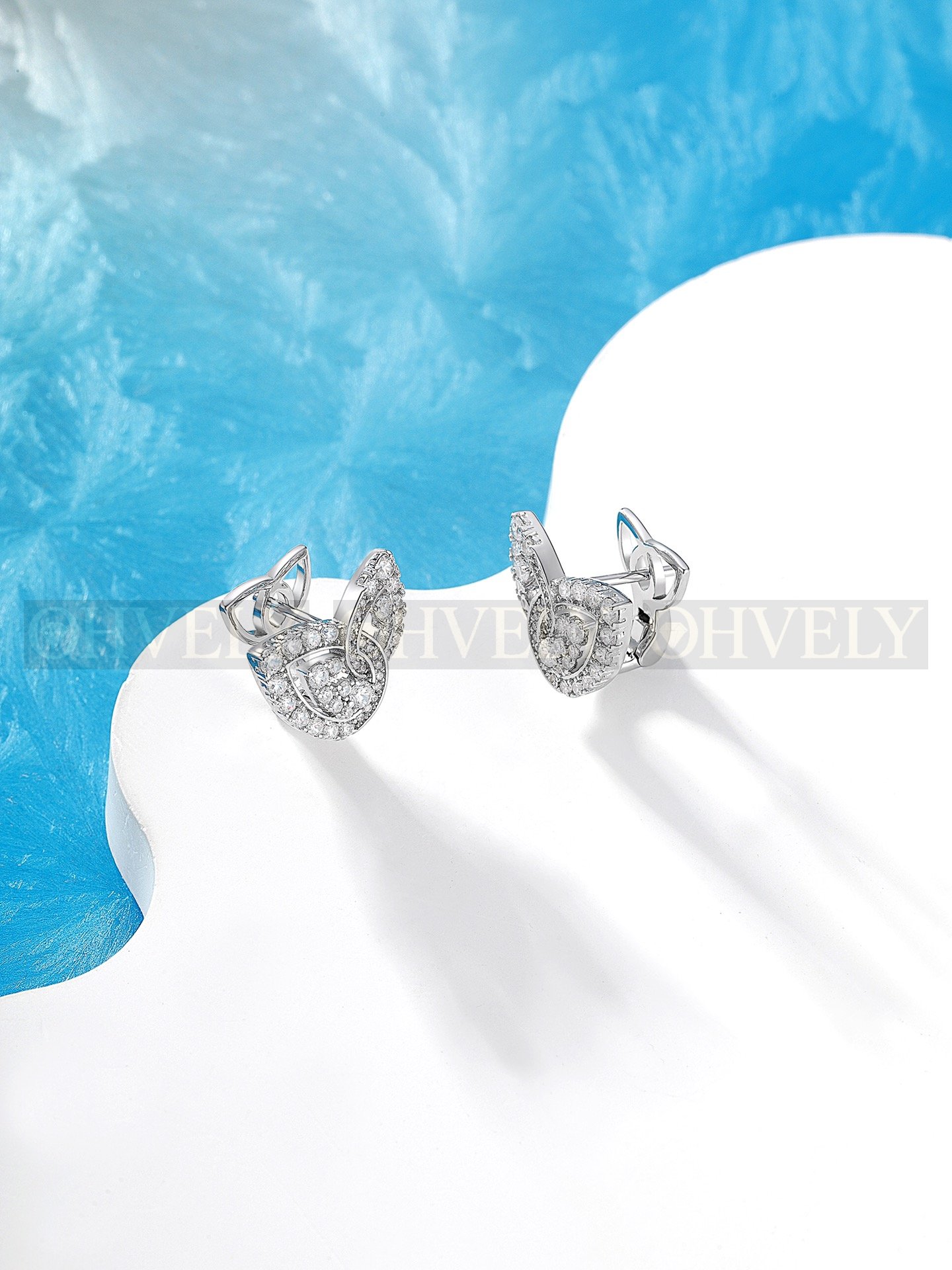 쇼메 Chaumet 조세핀 듀오 에떼르널 이어링 화이트 골드 다이아몬드 상품 썸네일
