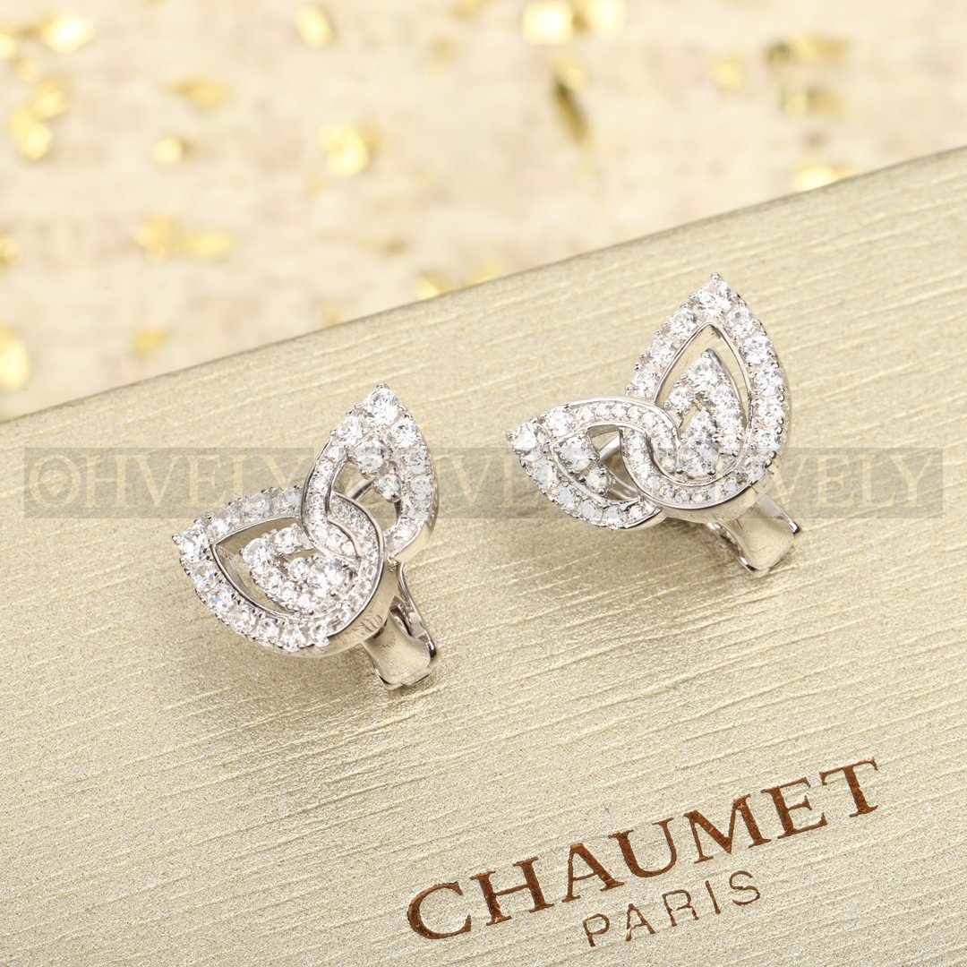 쇼메 Chaumet 조세핀 듀오 에떼르널 이어링 화이트 골드 다이아몬드 상품 썸네일