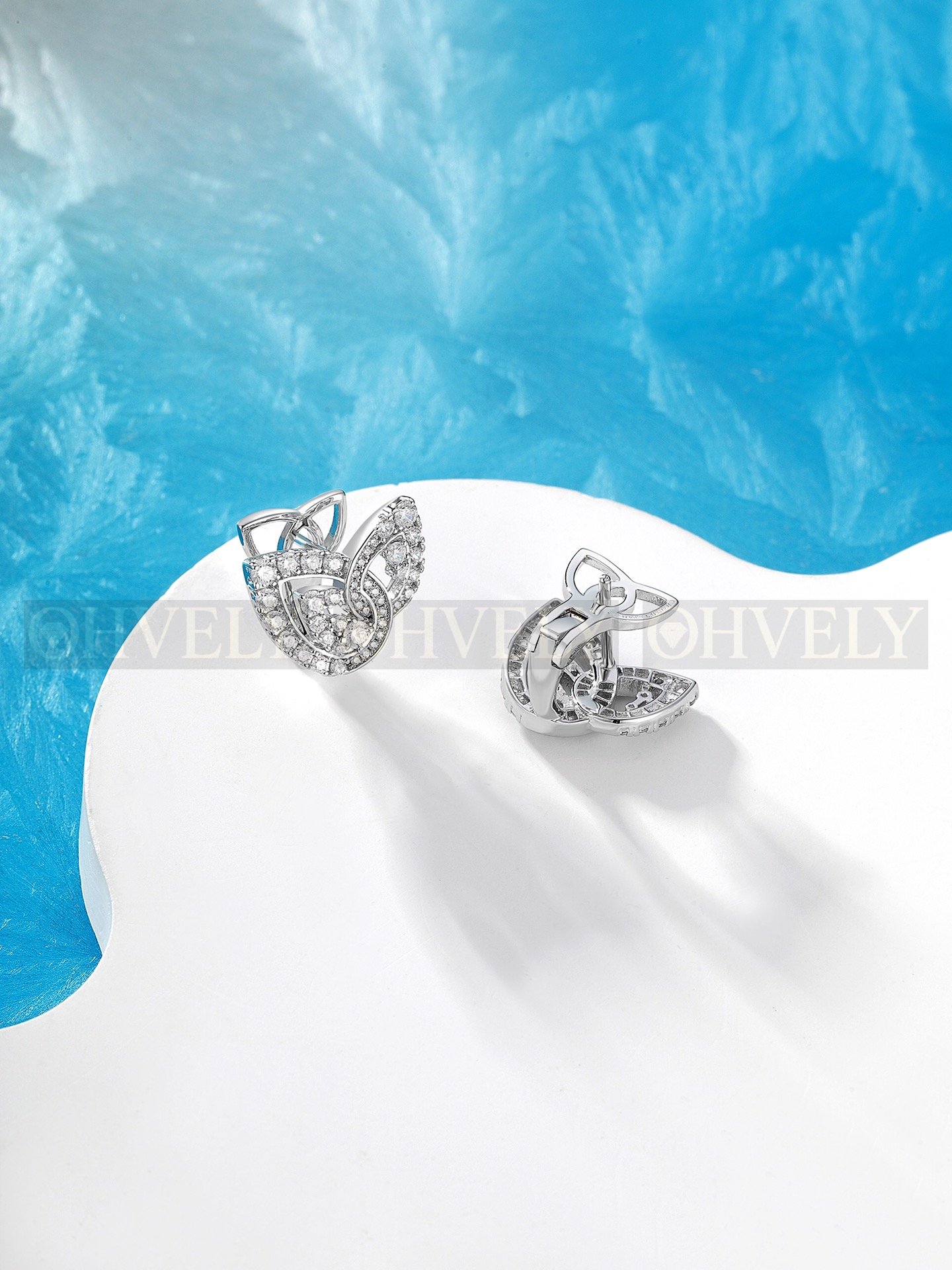쇼메 Chaumet 조세핀 듀오 에떼르널 이어링 화이트 골드 다이아몬드 상품 썸네일