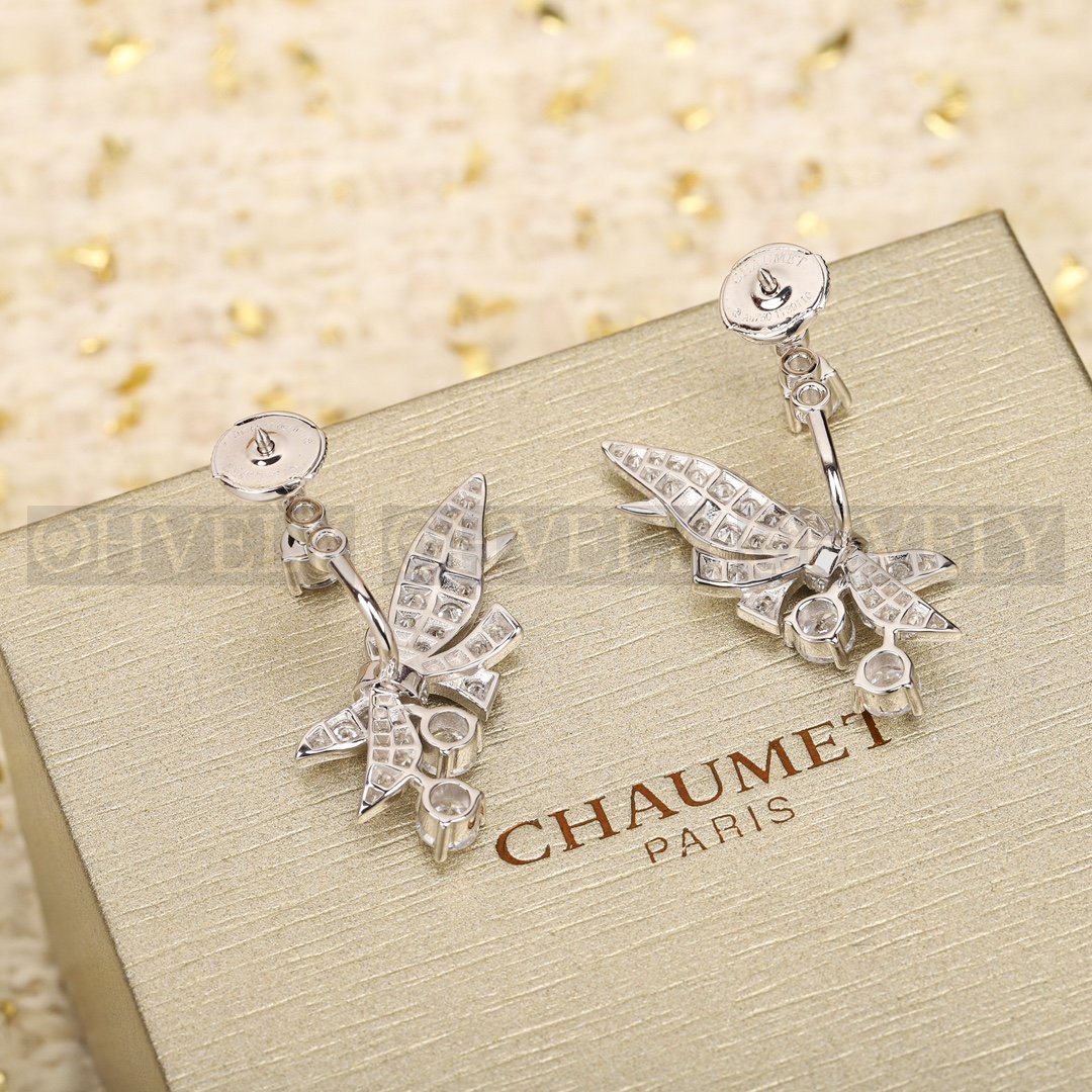 쇼메 Chaumet 로리에 이어링 화이트 골드 다이아몬드 상품 썸네일