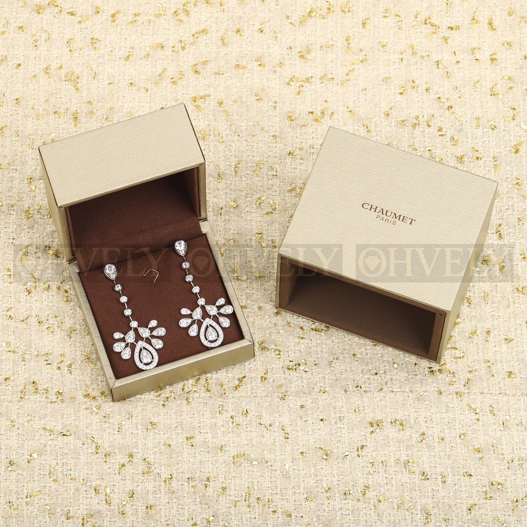 쇼메 Chaumet 조세핀 아그레뜨 임페리얼 이어링 화이트 골드 다이아몬드 상품 썸네일