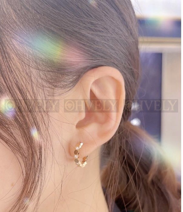 쇼메 Chaumet 비 드 쇼메 후프 이어링 골드 상품 썸네일