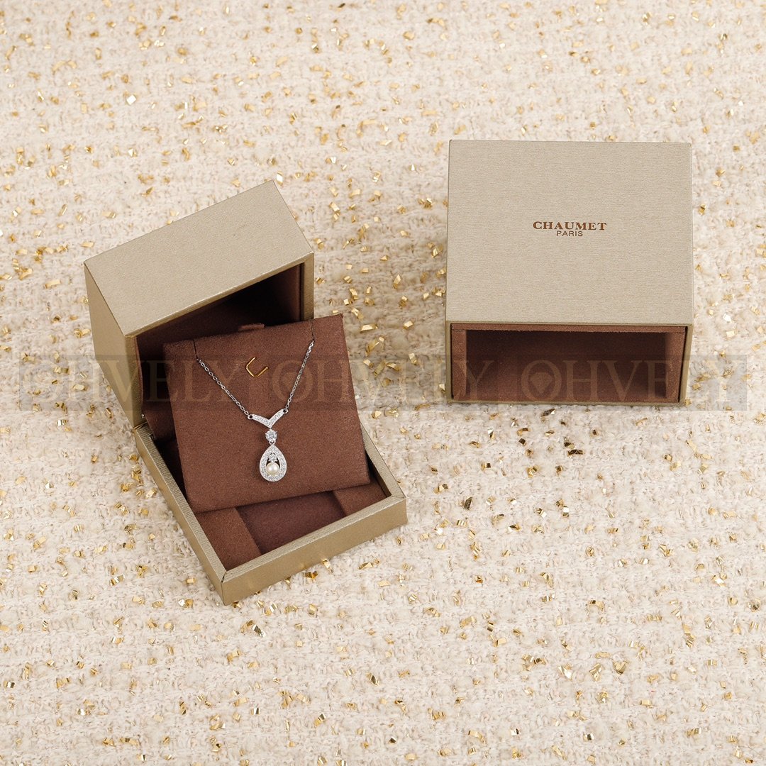 쇼메 Chaumet 조세핀 아그레뜨 펜던트 화이트 골드 진주 상품 썸네일