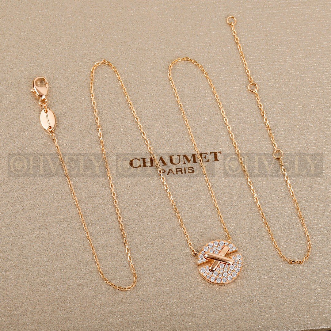 쇼메 Chaumet 주 드 리앙 하모니 펜던트 다이아몬드 스몰 모델 핑크 골드 상품 썸네일