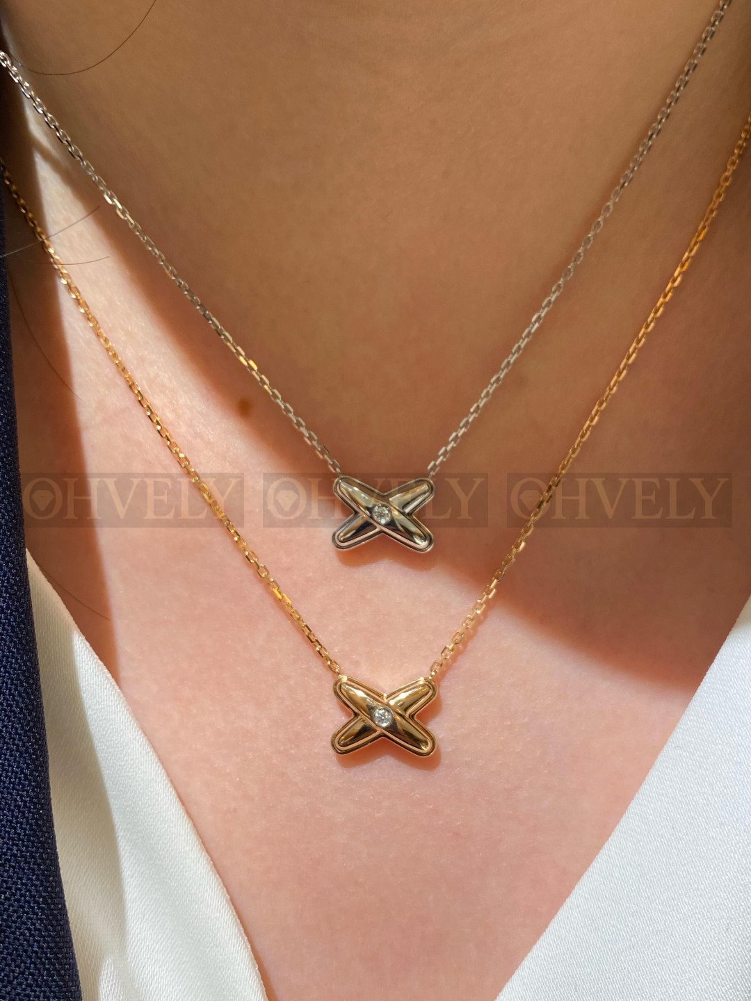 쇼메 Chaumet 주 드 리앙 펜던트 ( 로즈골드, 실버 ) 상품 썸네일
