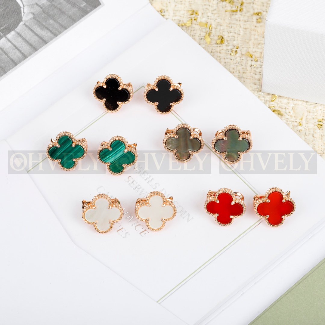 반클리프 아펠 Van Cleef & Arpels 빈티지 알함브라 이어링 (로즈골드) 상품 썸네일