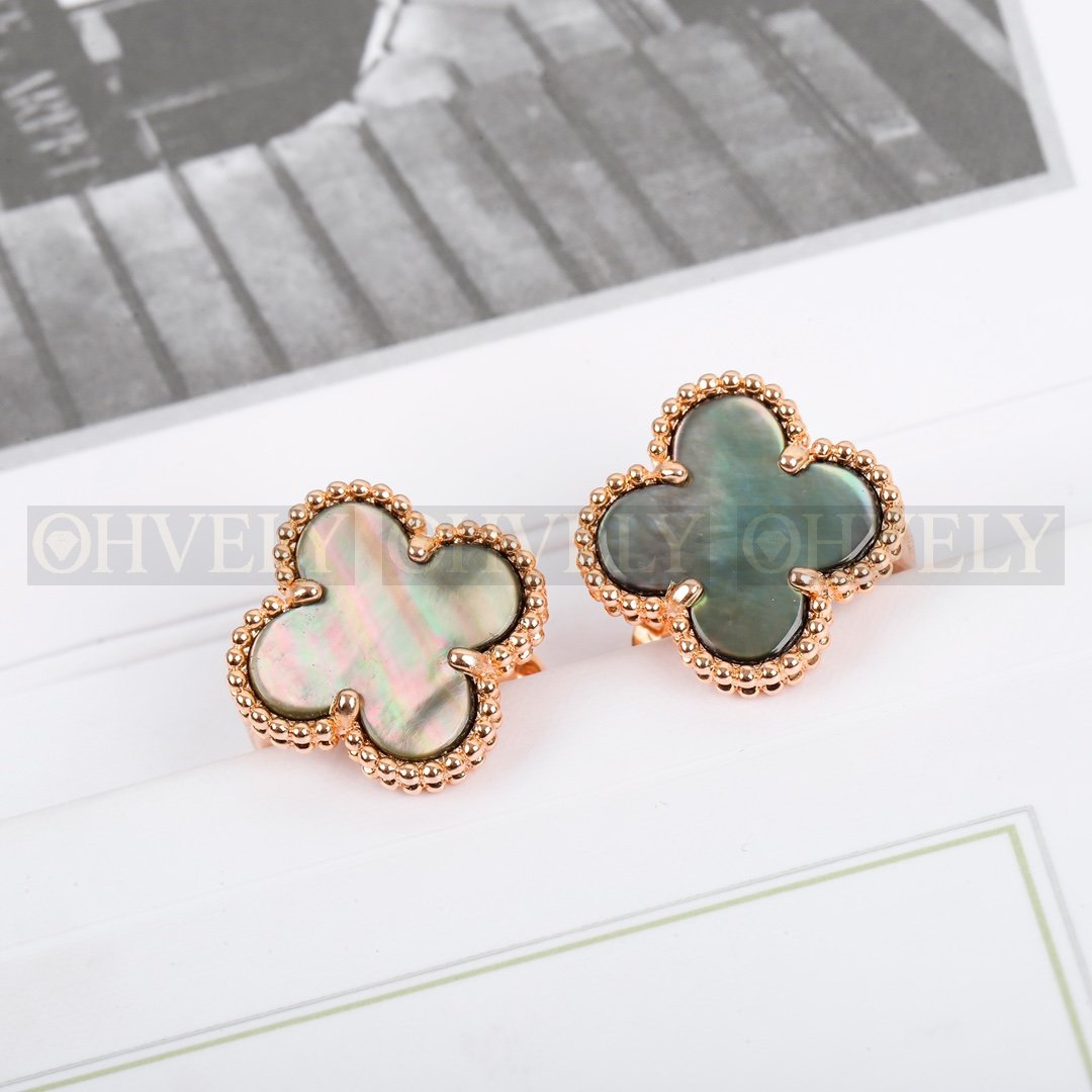 반클리프 아펠 Van Cleef & Arpels 빈티지 알함브라 이어링 (로즈골드) 상품 썸네일