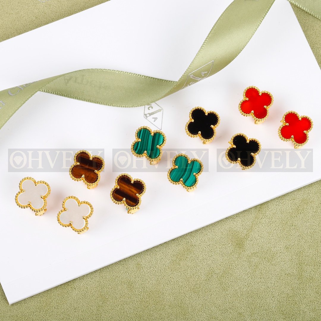 반클리프 아펠 Van Cleef & Arpels 빈티지 알함브라 이어링 (금장) 상품 썸네일