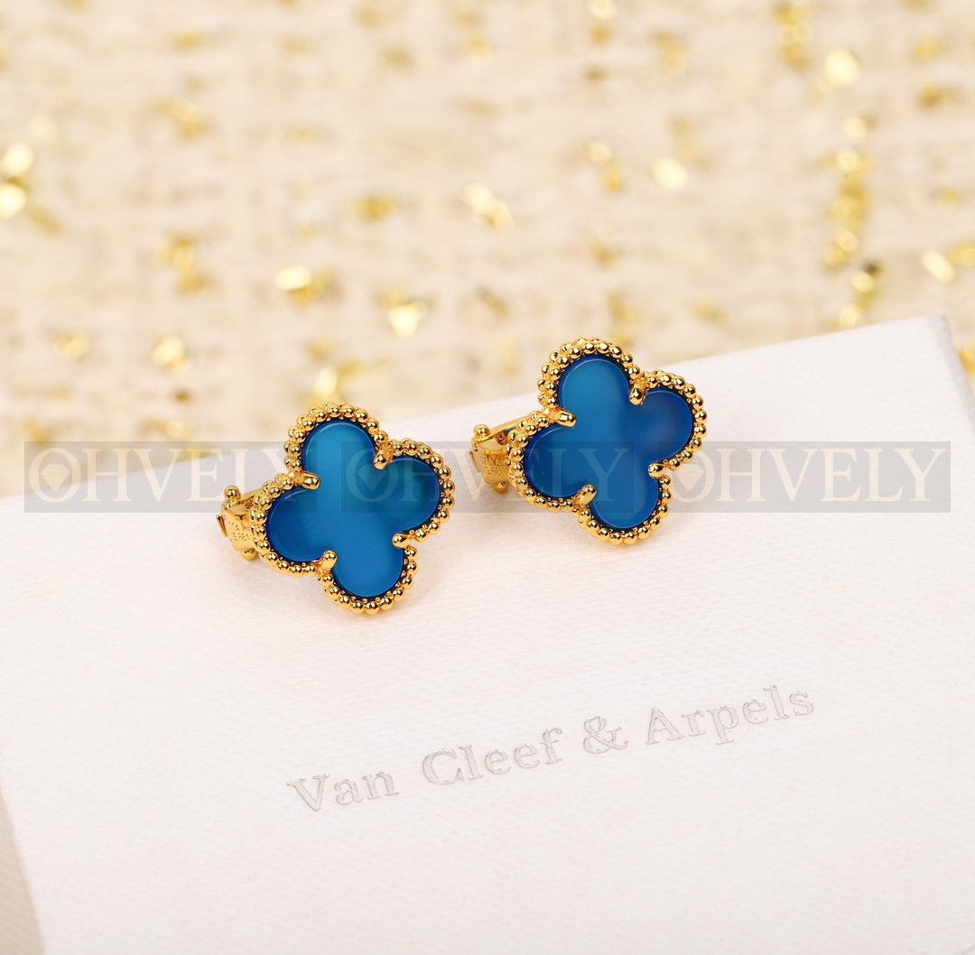 반클리프 아펠 Van Cleef & Arpels 스위트 알함브라 이어링 아게이트 상품 썸네일