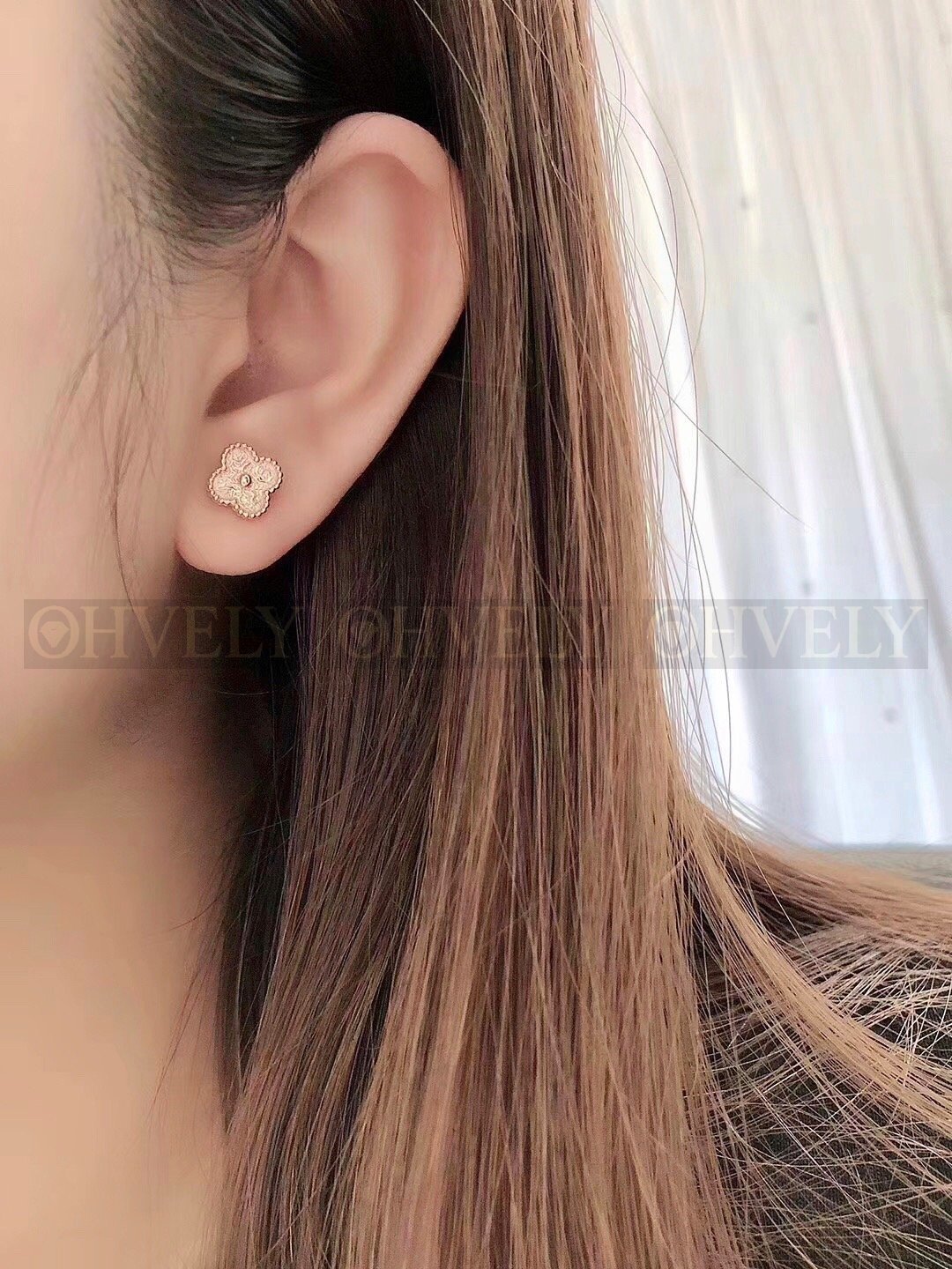 반클리프 아펠 Van Cleef & Arpels 빈티지 알함브라 이어링 (기요셰) 상품 썸네일
