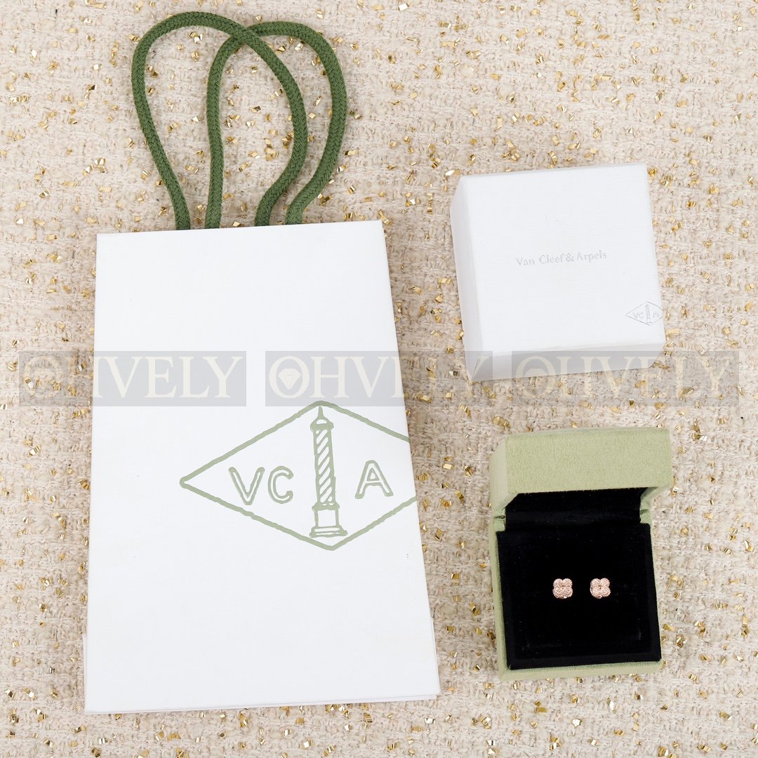 반클리프 아펠 Van Cleef & Arpels 빈티지 알함브라 이어링 (기요셰) 상품 썸네일