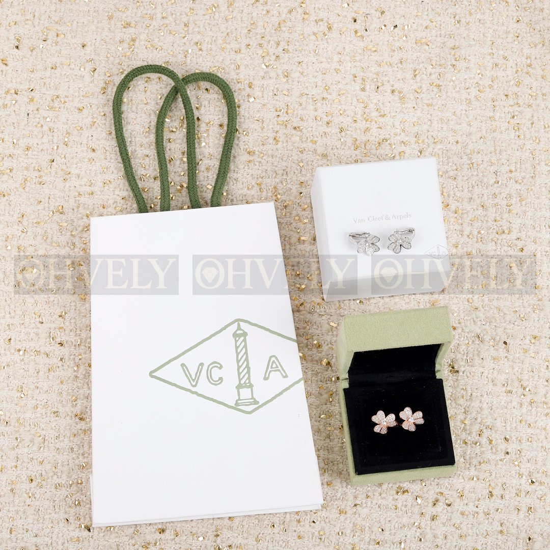 반클리프 아펠 Van Cleef & Arpels 프리볼(Frivole) 이어링 ( 로즈골드, 실버 ) 상품 썸네일