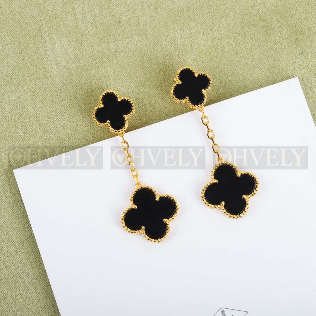 반클리프 아펠 Van Cleef & Arpels 매직 알함브라 이어링 ( 화이트, 레드, 브라운레드, 블랙 ) 상품 썸네일