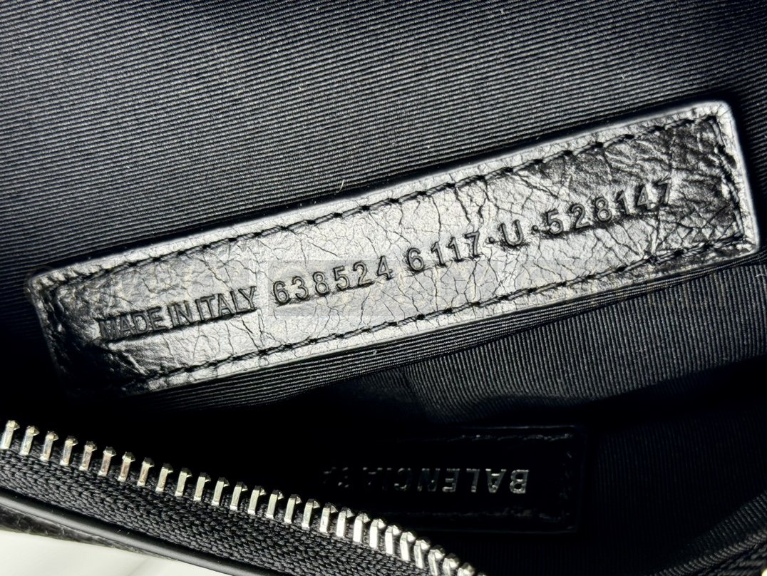 Balenciaga Le Cagole 스몰 숄더백 라인스톤(블랙) 상품 썸네일