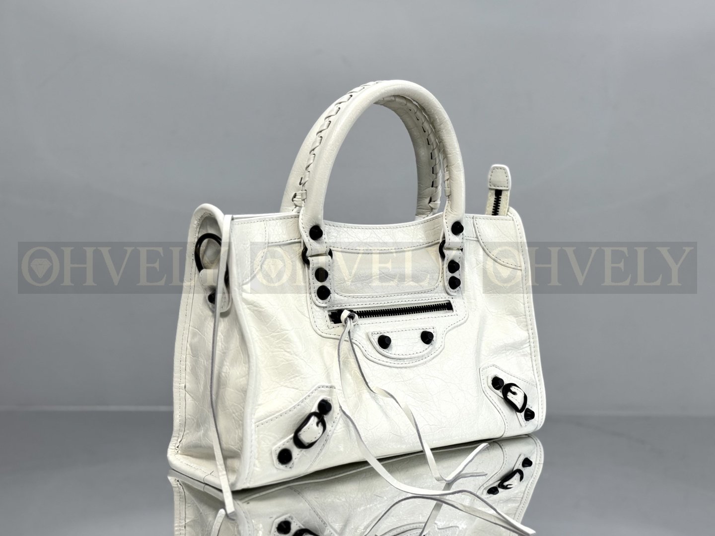 Balenciaga Le city 미디엄백(화이트)블랙버클 상품 썸네일