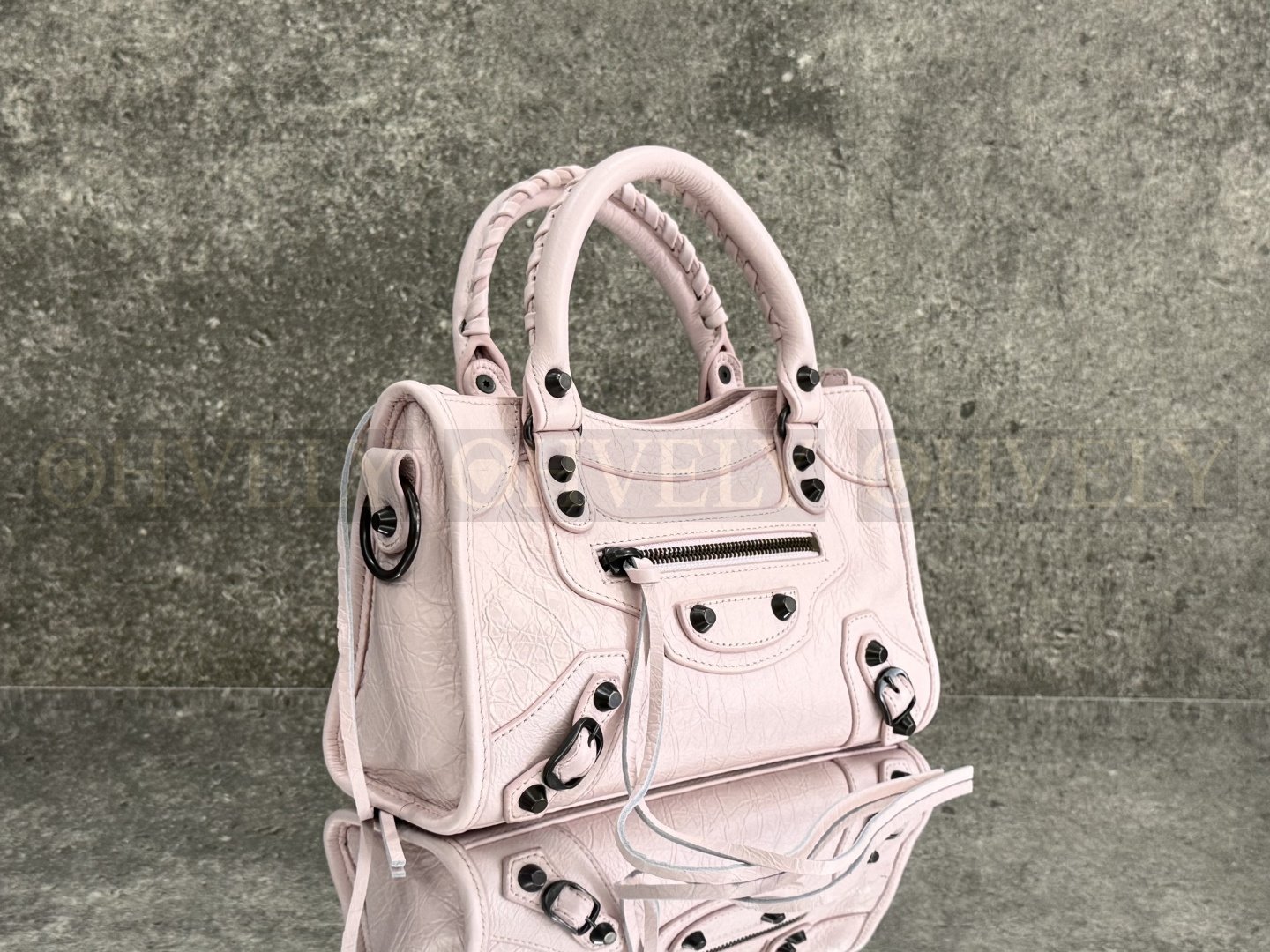 Balenciaga Le city 미니백(페탈핑크)블랙버클 상품 썸네일