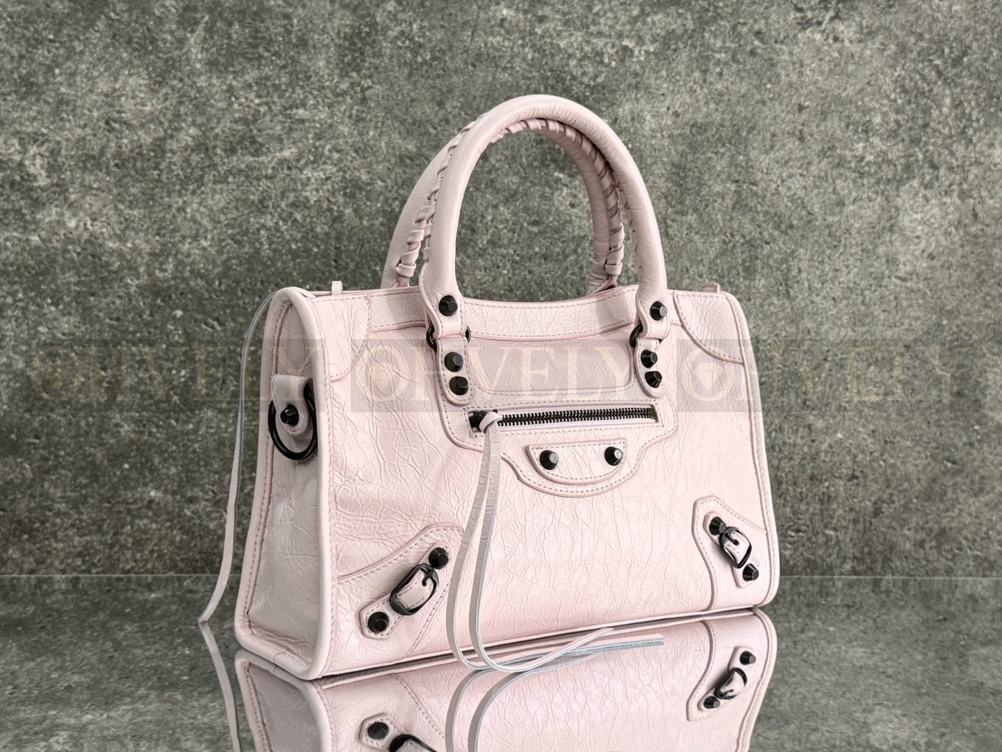 Balenciaga Le city 스몰백(페탈핑크)블랙버클 상품 썸네일