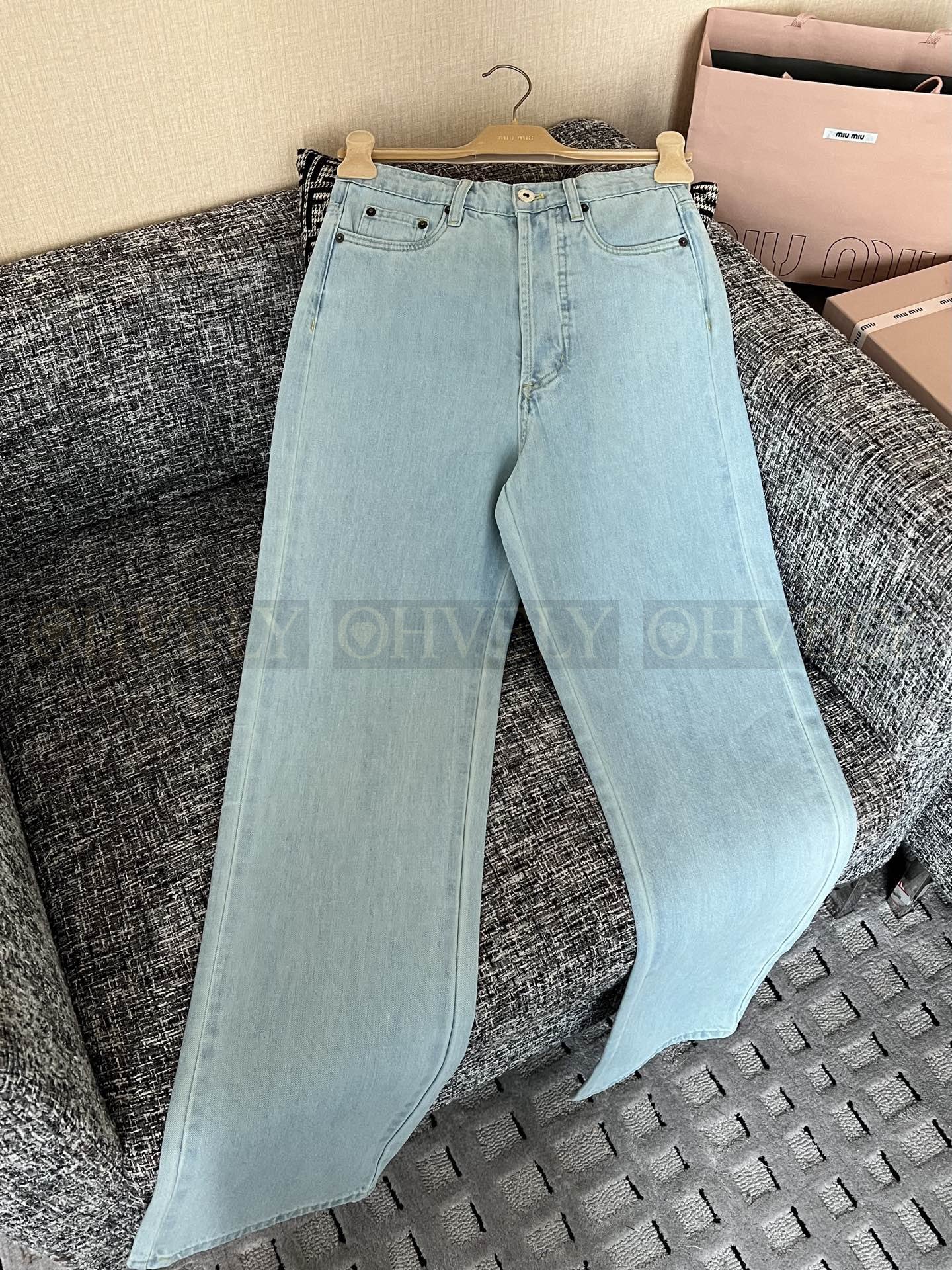 【 ZP버전 】miumiu 26ss 데님 진 상품 썸네일