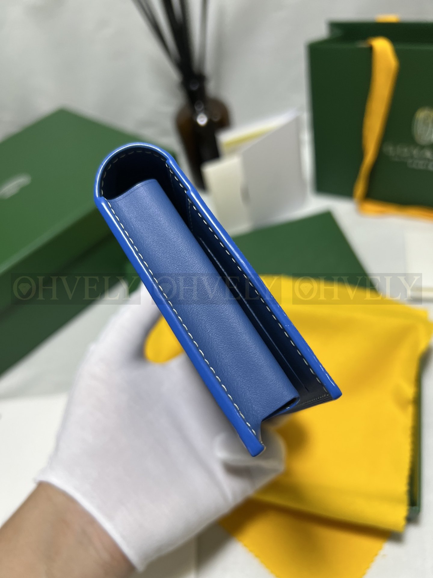 GOYARD 고야드 리슐리외 롱 수납 월렛 블루 상품 썸네일