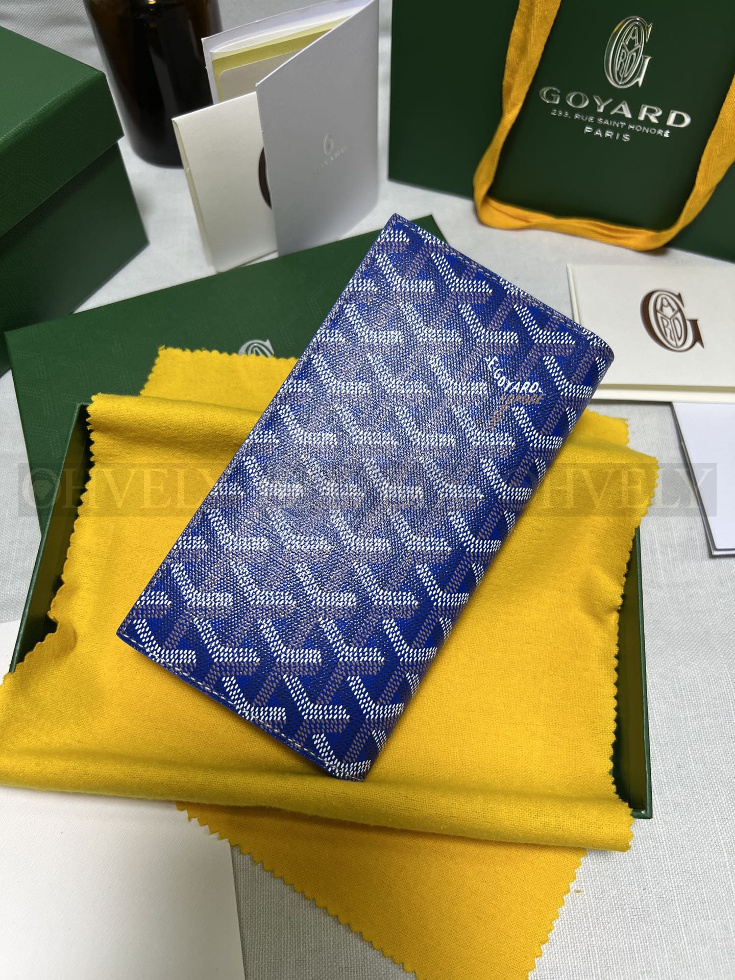 GOYARD 고야드 리슐리외 롱 수납 월렛 블루 상품 썸네일