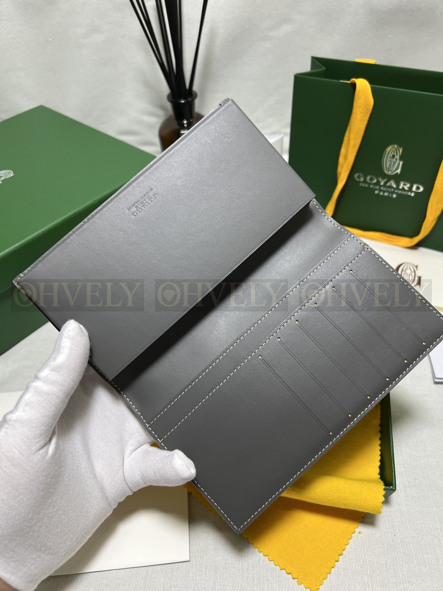 GOYARD 고야드 리슐리외 롱 수납 월렛 그레이 상품 썸네일