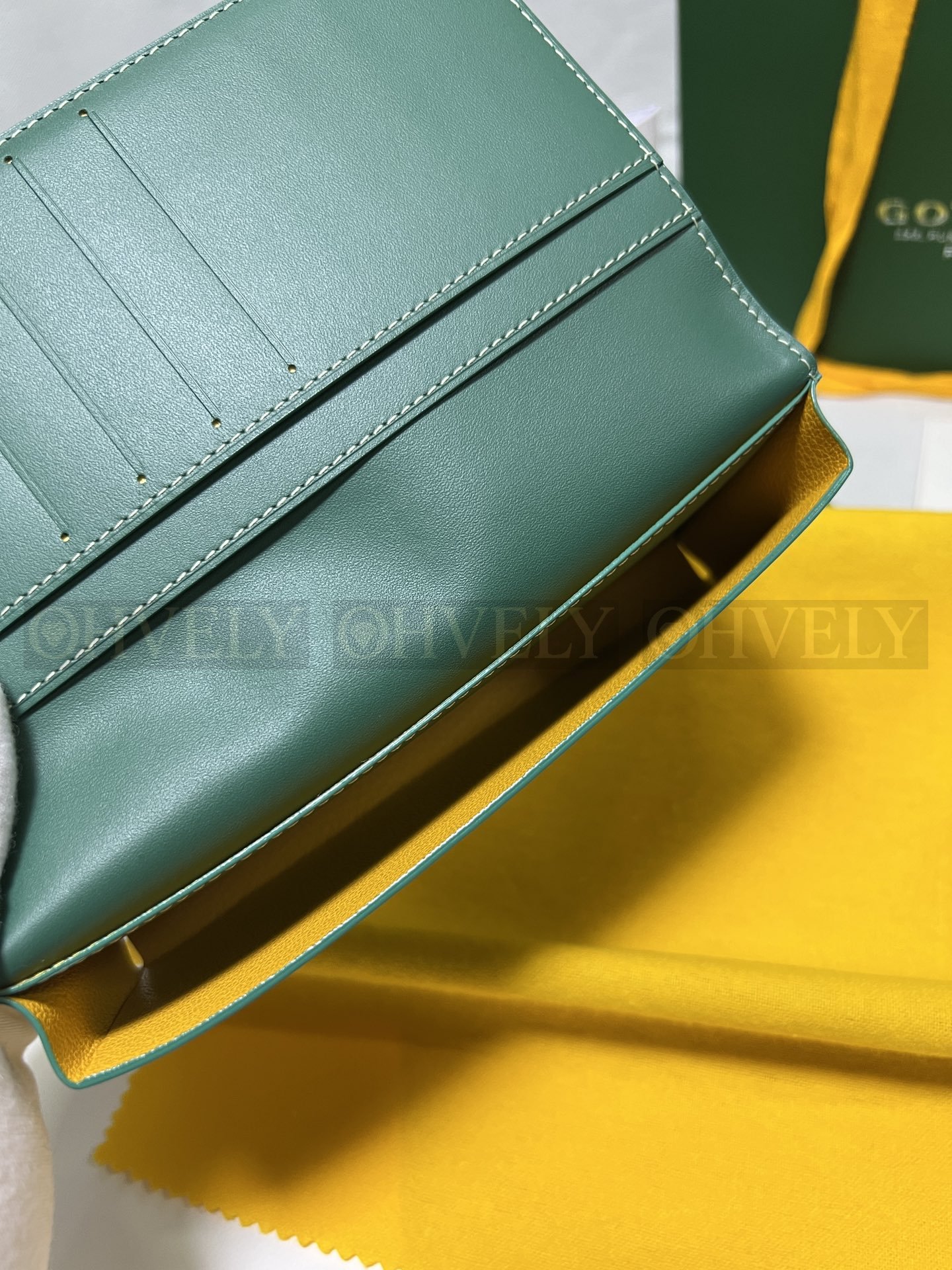 GOYARD 고야드 리슐리외 롱 수납 월렛 그린 상품 썸네일