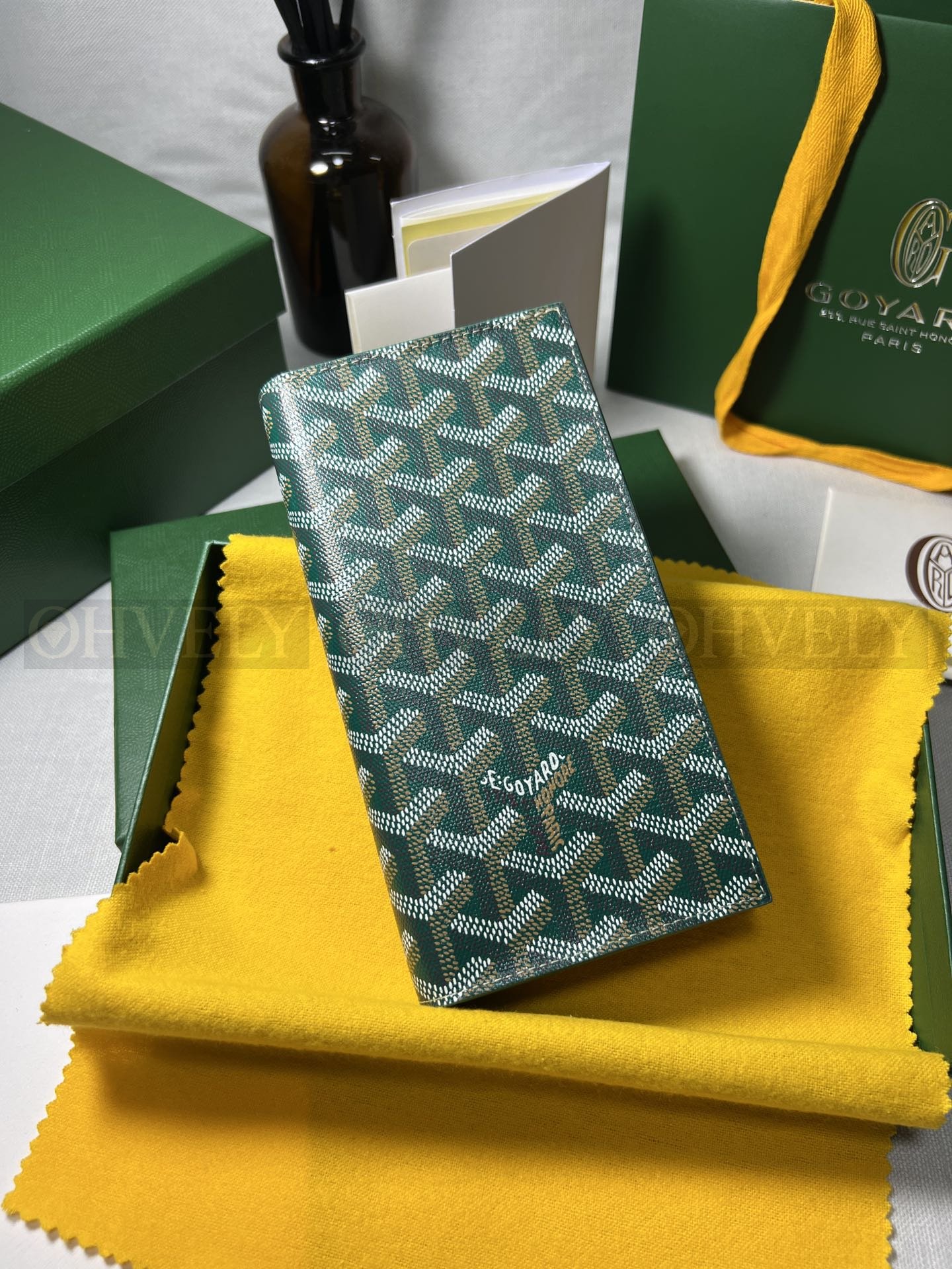 GOYARD 고야드 리슐리외 롱 수납 월렛 그린 상품 썸네일