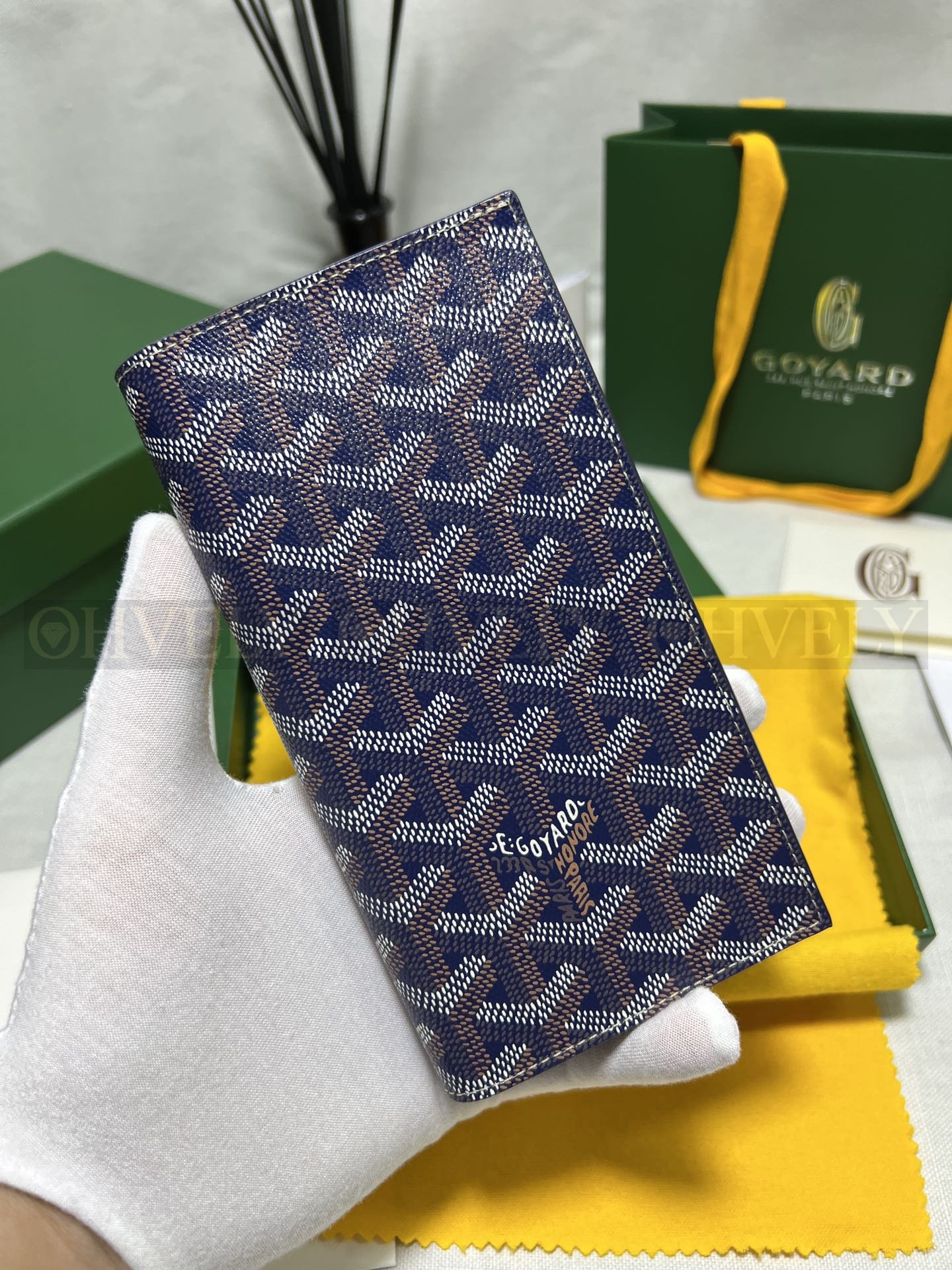 GOYARD 고야드 리슐리외 롱 수납 월렛 다크블루 상품 썸네일