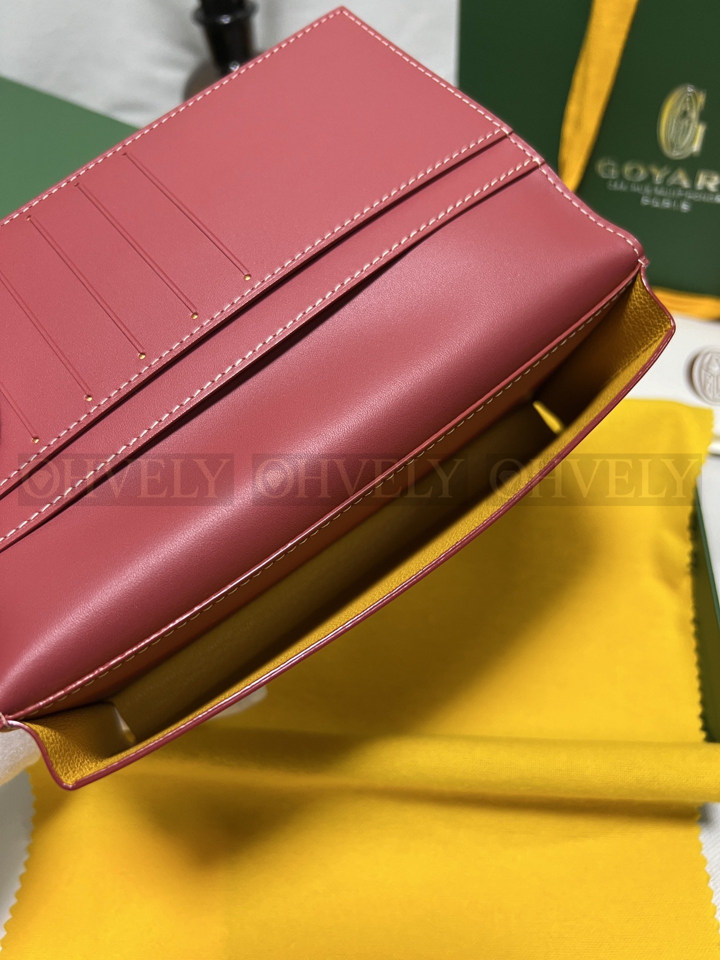 GOYARD 고야드 리슐리외 롱 수납 월렛 레드 상품 썸네일